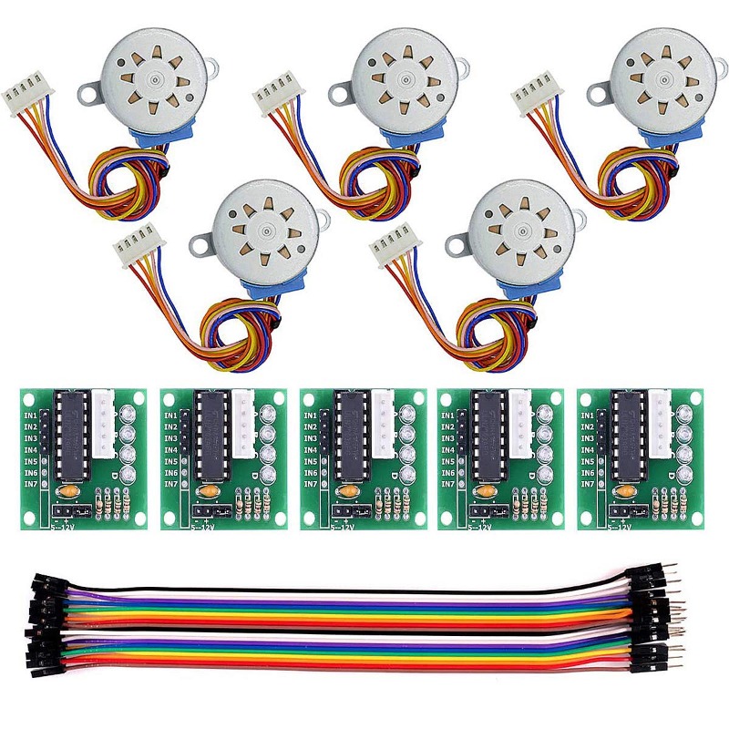 Stepper Motor 28Byj - 5Sets ULN2003 28BYJ-48 5V Stepper Motor