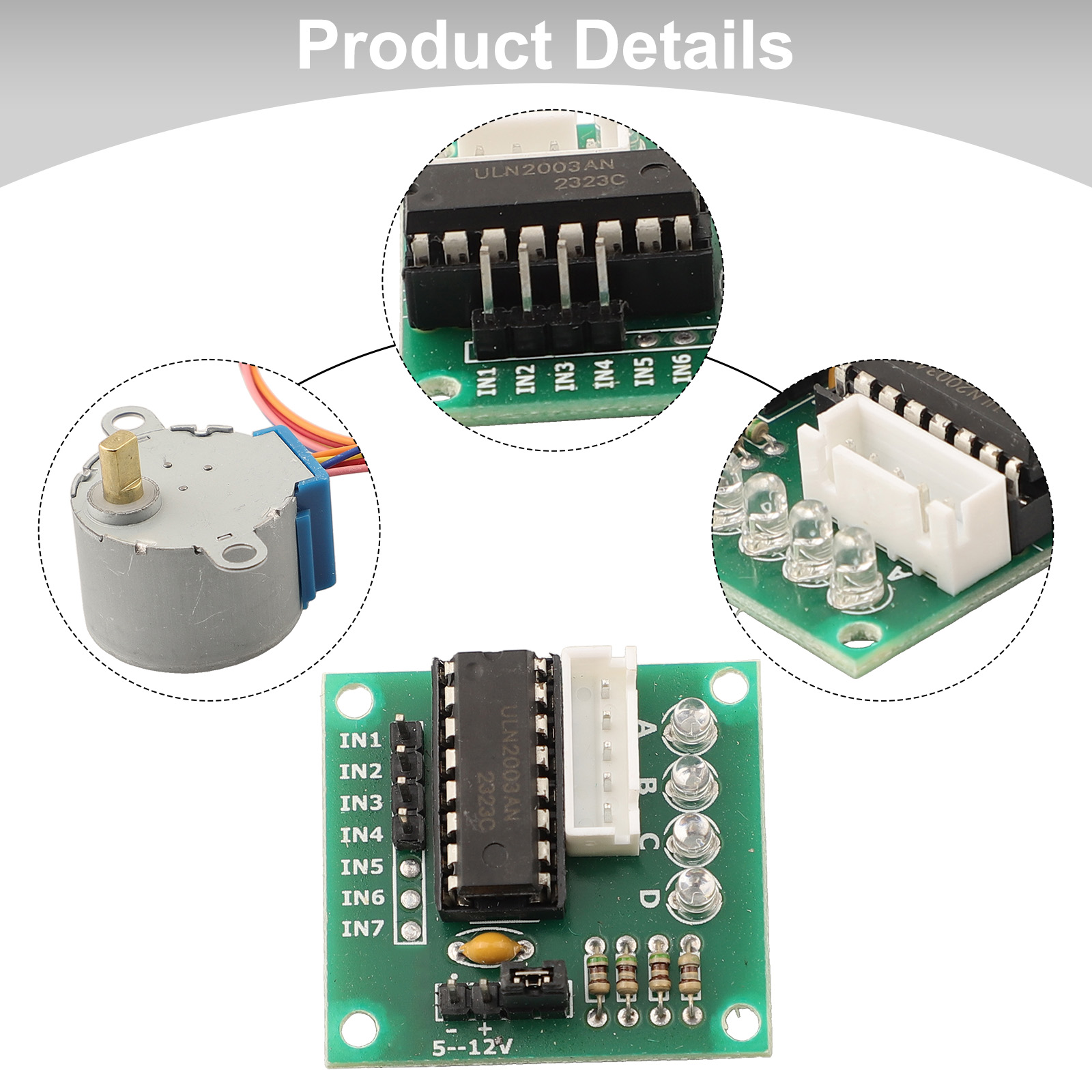 Stepper Motor 28Byj - 5V 4-Phase Stepper Motor 28BYJ-48 with
