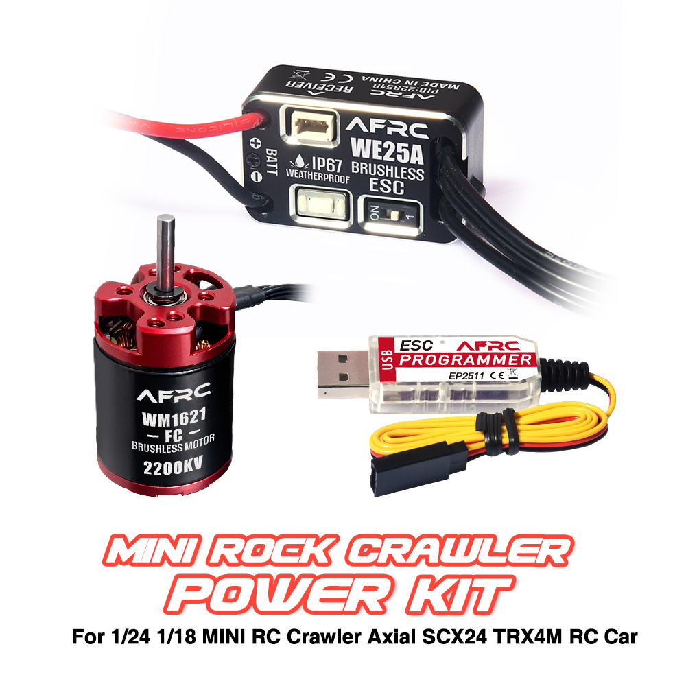 Diy Electric Car - AFRC ESC 25A Brushless Power Kit(Set)