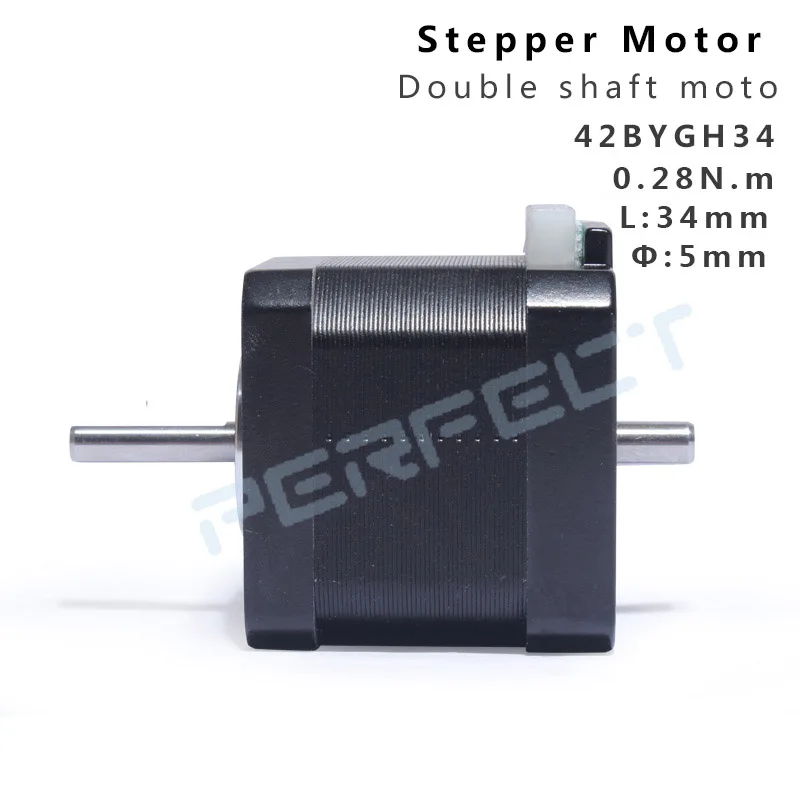 Stepper Motor 28Byj - Double Shaft Motor 42BYGH34 Nema 17