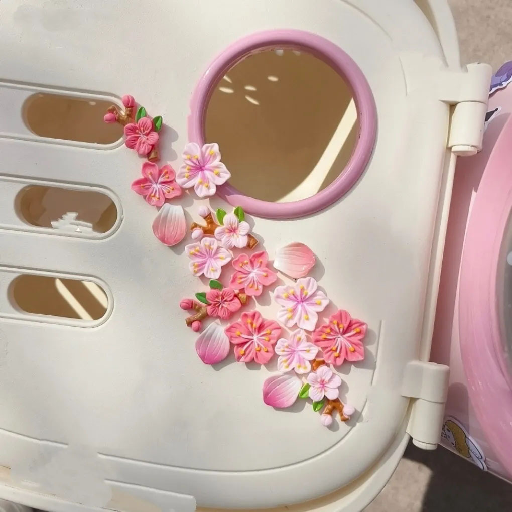 Peach Blossom Car Decal DIY 3D - Diy Electric Car recension och pris
