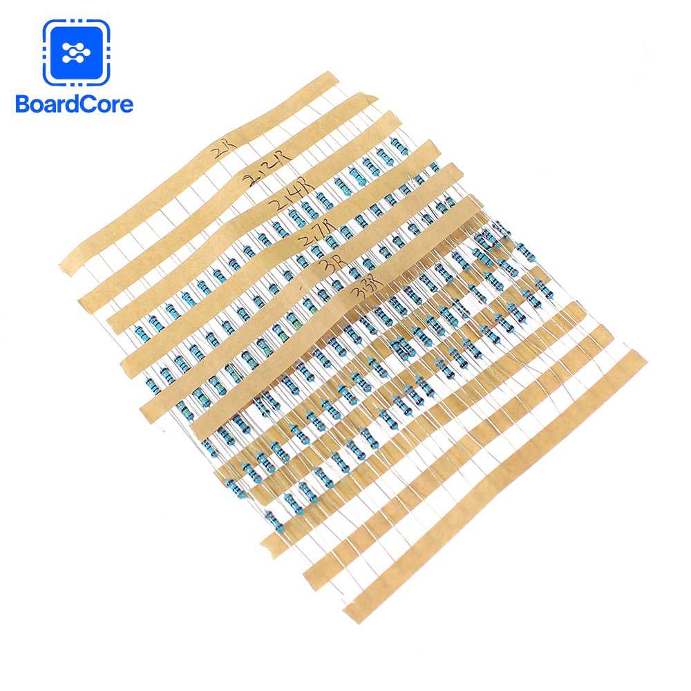 100/120PCS 1/4W 1% Metal Film  - Resistor Kit 1 4W recension och pris