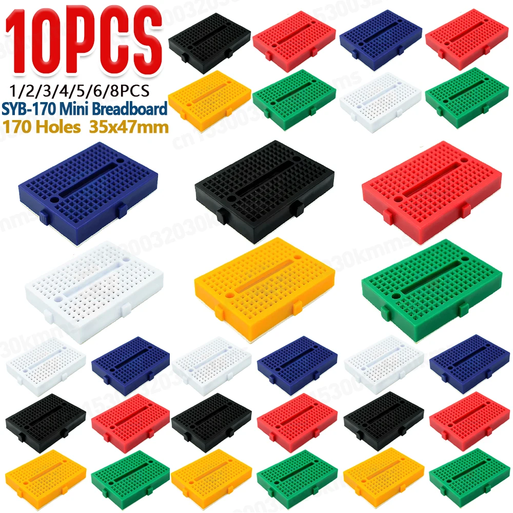 1-10PCS SYB-170 Mini Solderles - Diy Electronics Breadboard recension och pris