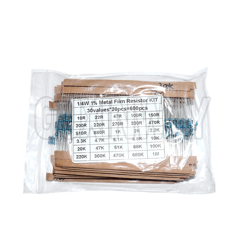 30values Pack Assorted Kit 1/4 - Resistor Kit 1 4W recension och pris