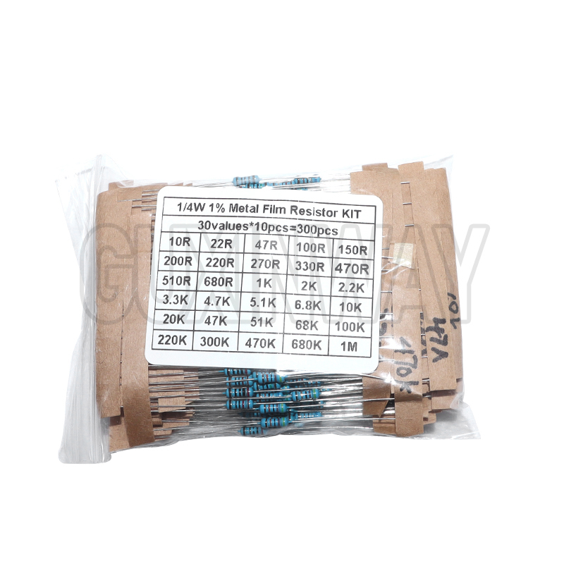 30values Pack Assorted Kit 1/4 - Resistor Kit 1 4W recension och pris