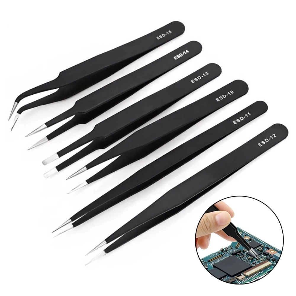 6pcs Stainless Steel Anti-stat - Diy Electronics Tool Kit recension och pris