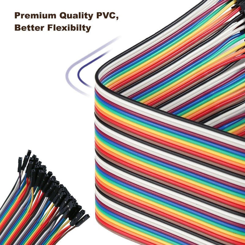 40Pin Dupont Cable Ribbon Jump - Diy Electronics Breadboard recension och pris