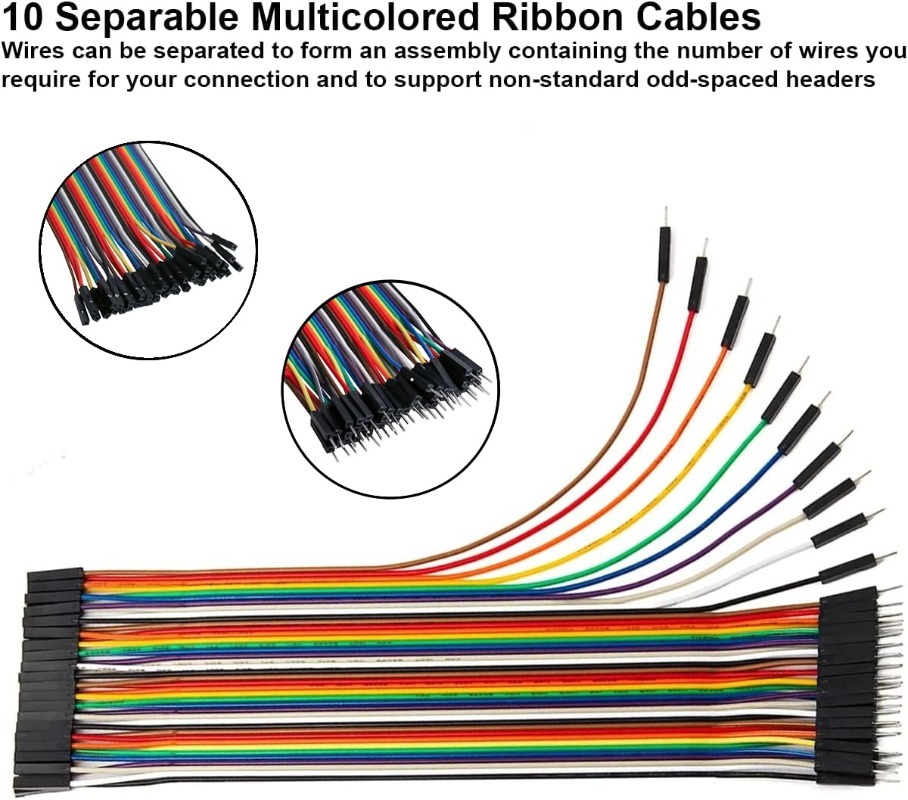 40Pin Dupont Cable Ribbon Jump - Diy Electronics Breadboard recension och pris