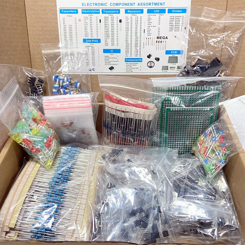 1900pcs Component Box Kit with - Resistor Kit 1 4W recension och pris