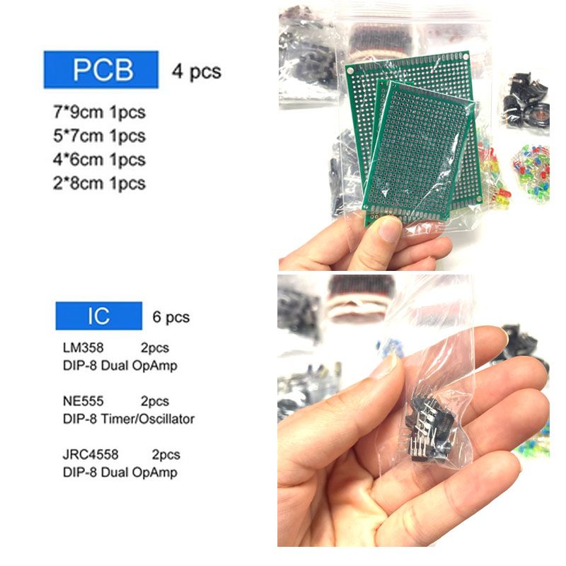 1900pcs Component Box Kit with - Resistor Kit 1 4W recension och pris