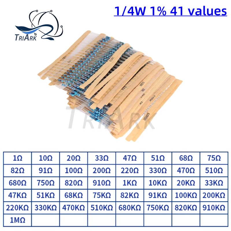 300/600/set 30 Kinds 1/4W 1% R - Resistor Kit 1 4W recension och pris