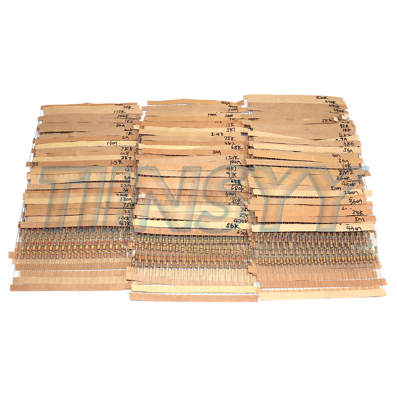 3120pcs 156 Values 1 -10M Ohm  - Resistor Kit 1 4W recension och pris