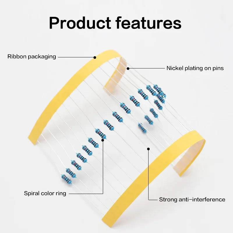 300/600pcs 1% Resistor Set Res - Resistor Kit 1 4W recension och pris