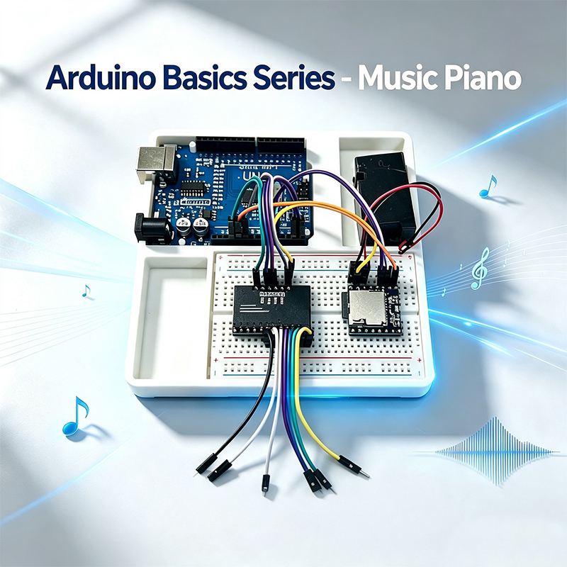 Arduino Basics Series Music Pi - Diy Electronics Projects For Beginners recension och pris