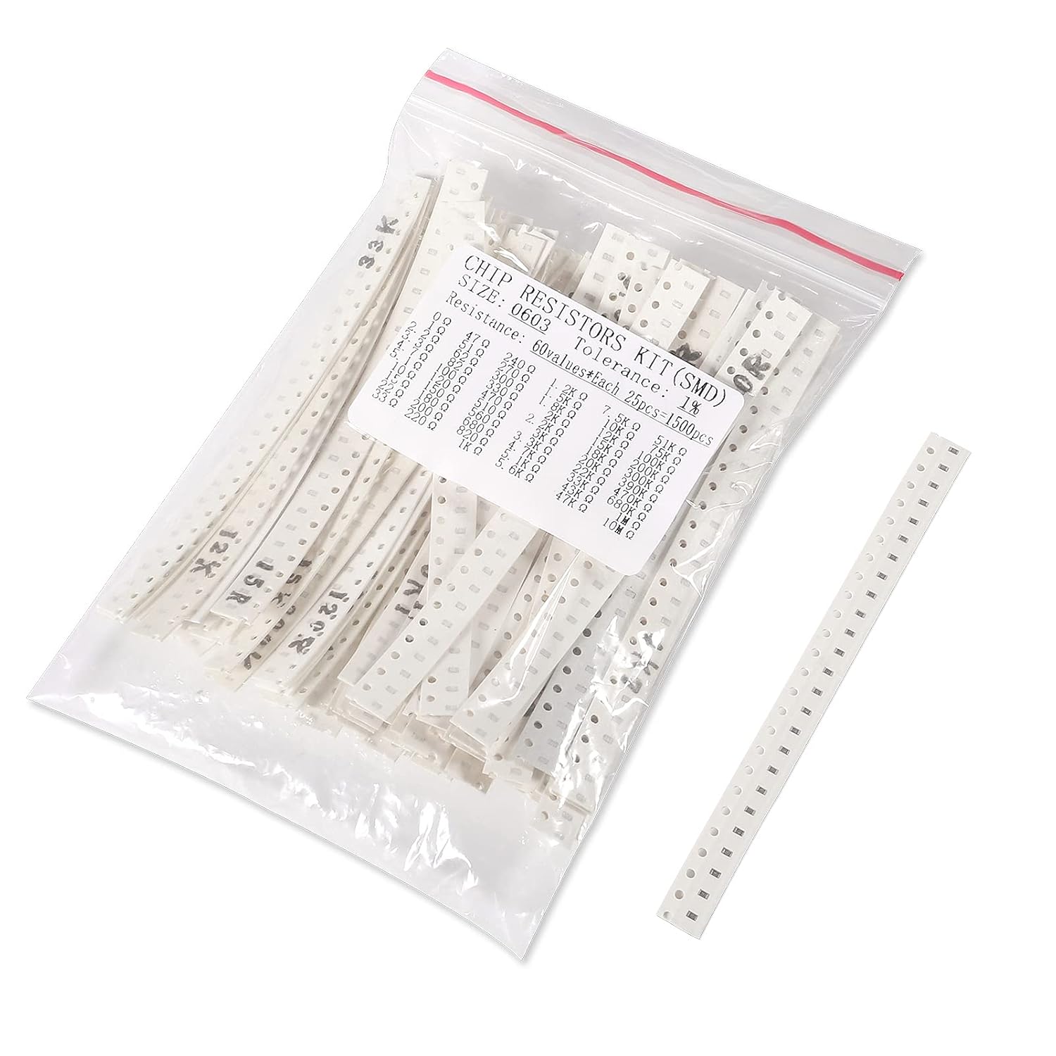 1500PCS 0603 SMD Resistor Kit, - Resistor Kit 1 4W recension och pris
