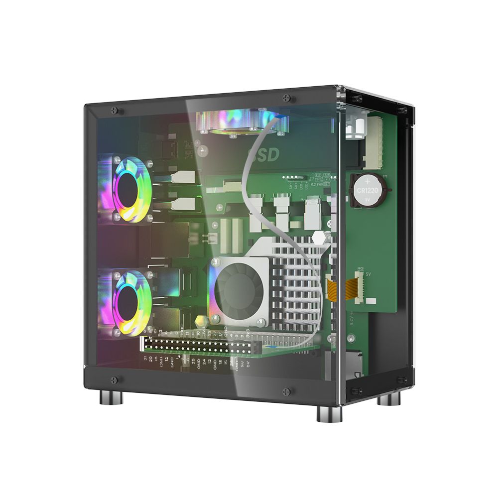 Raspberry Pi 5 Case Protective - Diy Electronics Raspberry Pi recension och pris