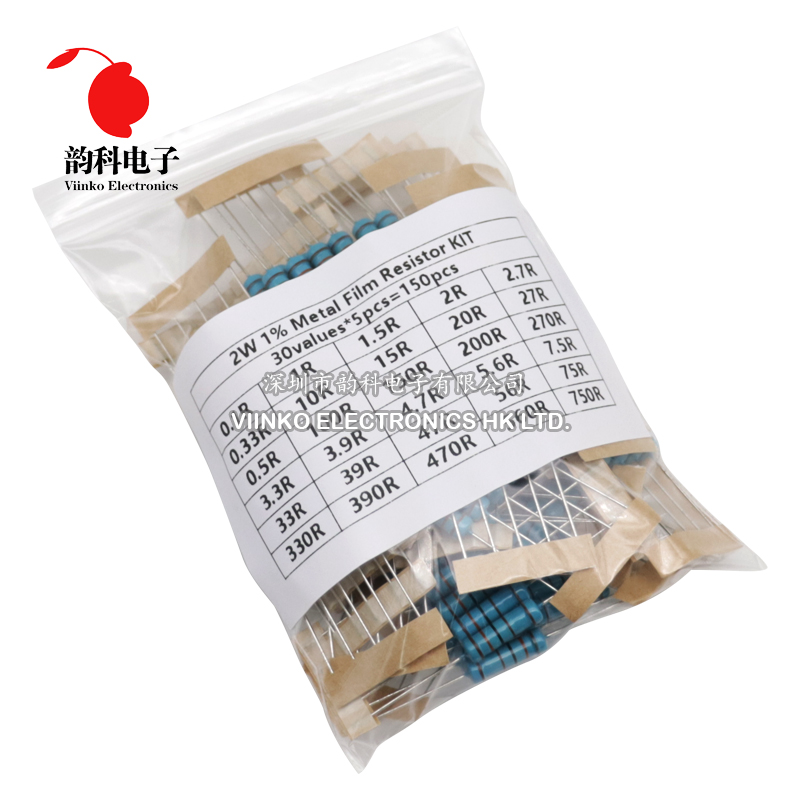 300PCS 150PCS 1/2W 1W 3W 2W Re - Resistor Kit 1 4W recension och pris