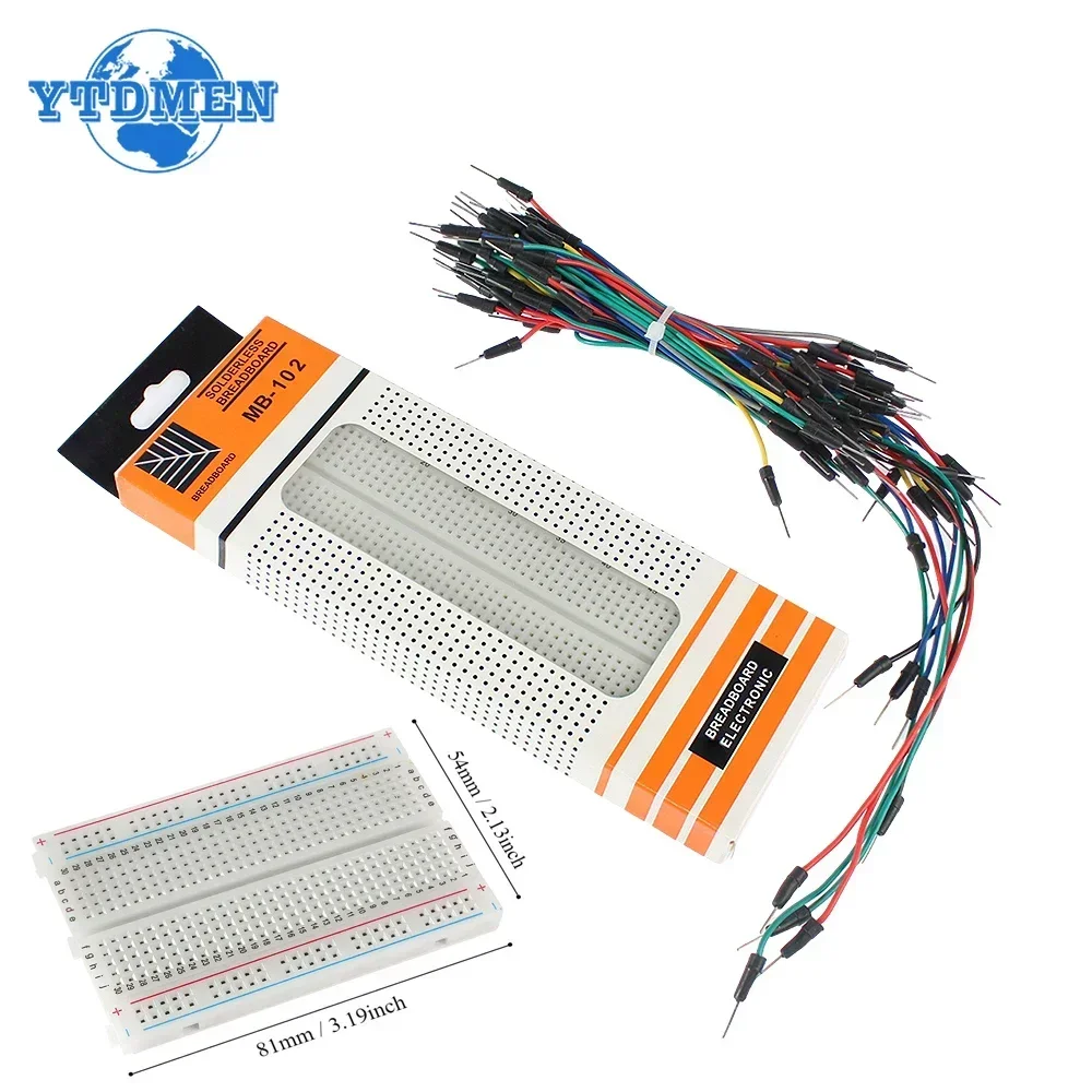 MB-102 Breadboard 400 830 Poin - Diy Electronics Breadboard recension och pris