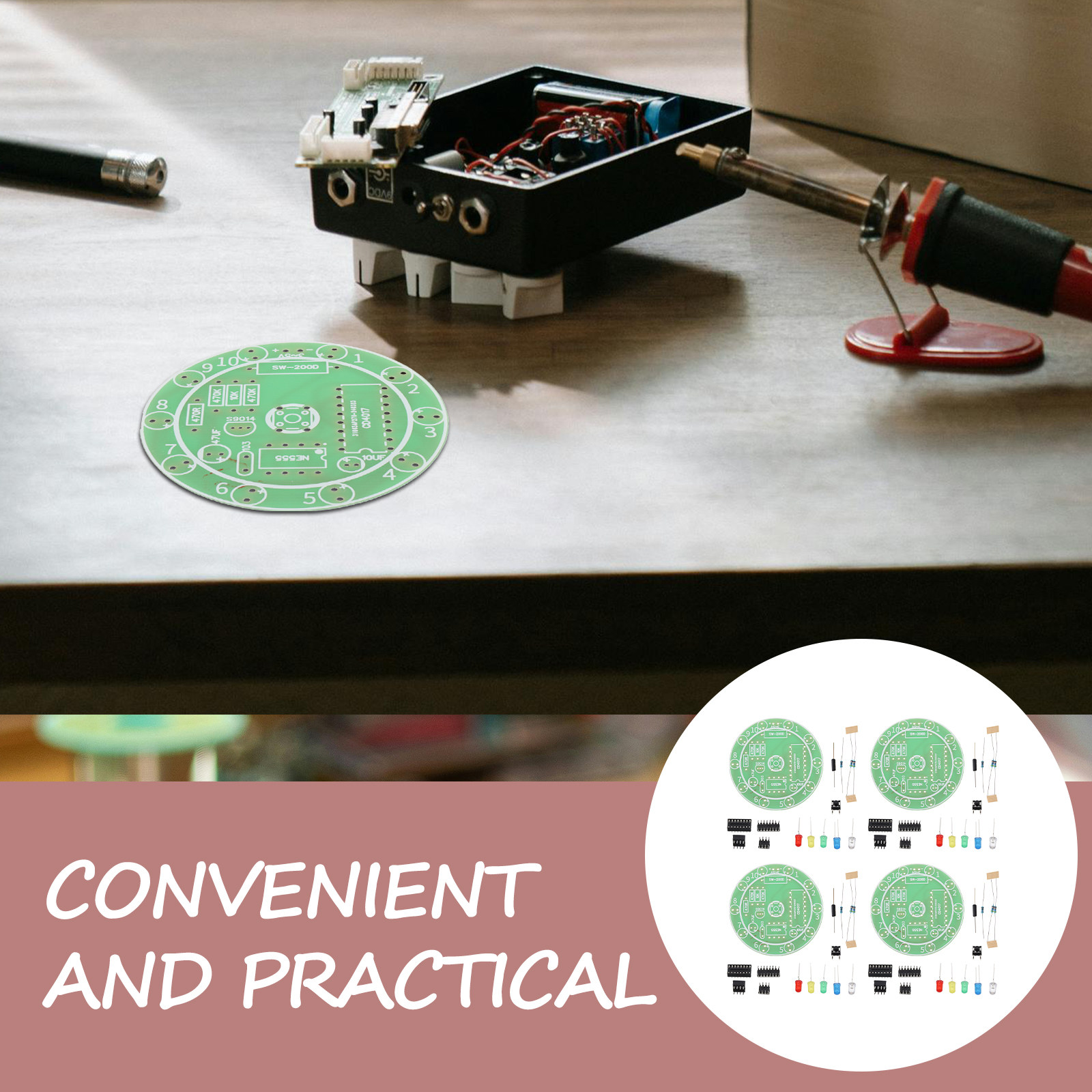 Solder Board Practice Beginner - Diy Electronics Projects For Beginners recension och pris