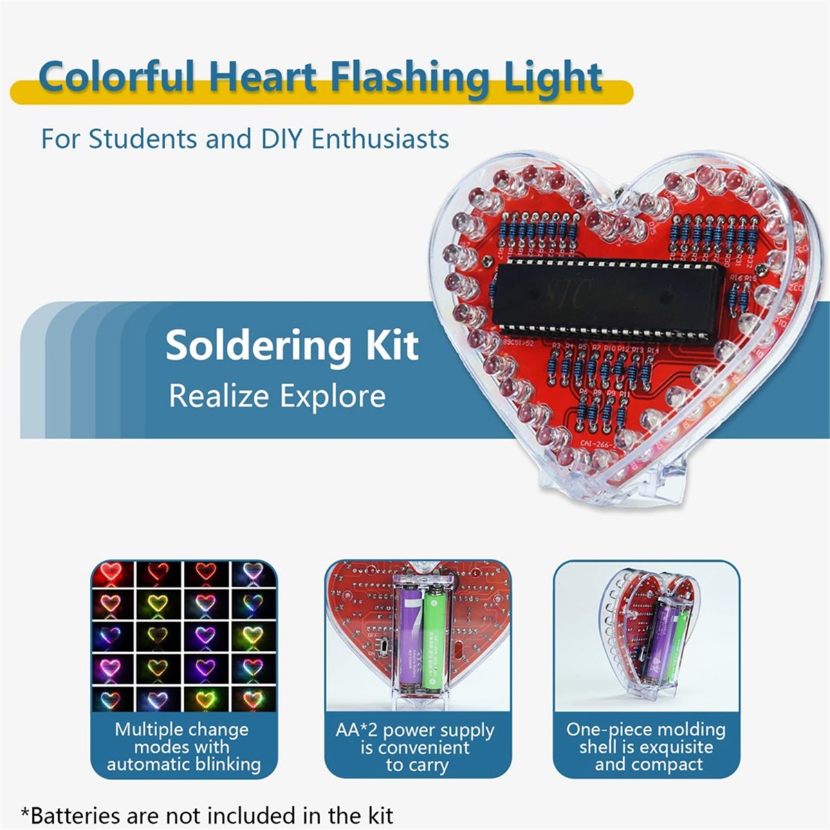 DT262/Soldering Practice Kit,  - Diy Electronics Projects For Beginners recension och pris