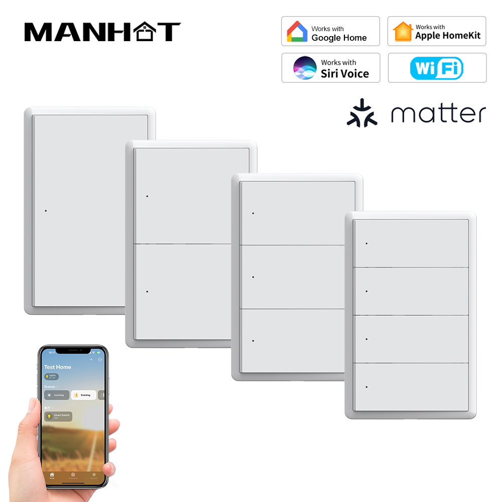 MANHOT Homekit WiFi Smart Swit - Diy Home Electronics recension och pris