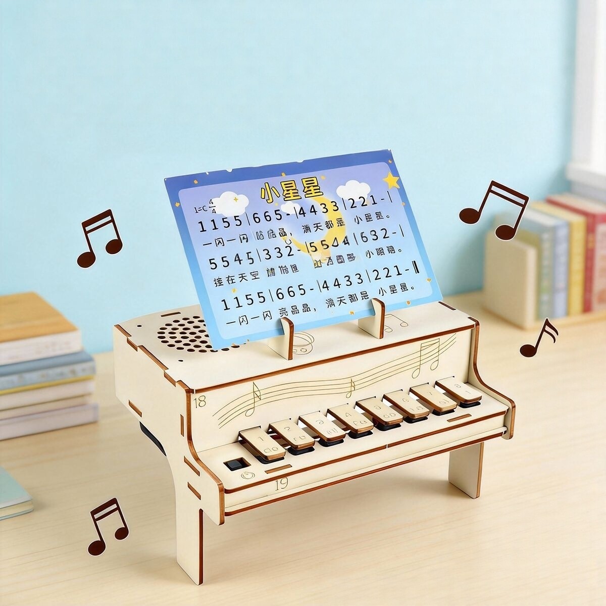 DIY Wooden Electronic Piano Mo - Diy Electronics Tool Kit recension och pris
